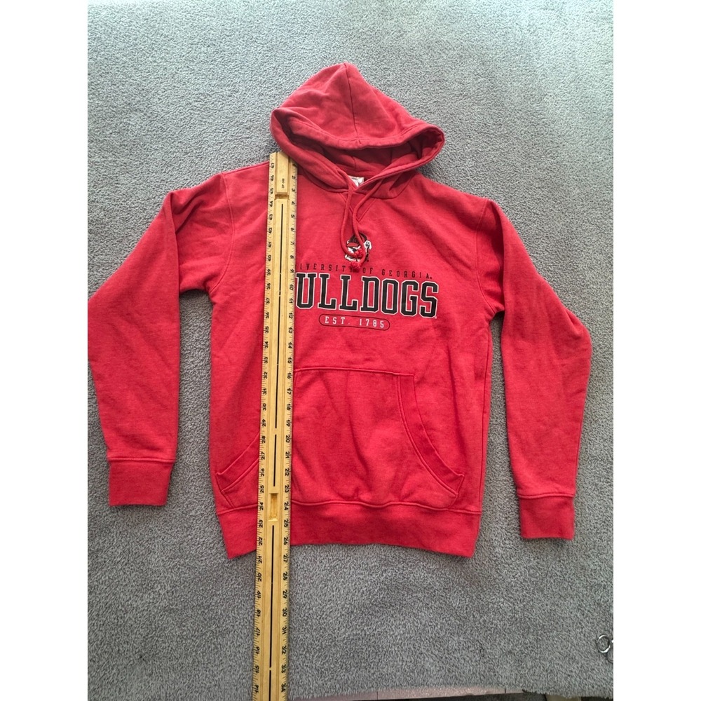 University of Georgia Bulldogs Hoodie Rivalry Threads Size S Red UGA Pullover Sm